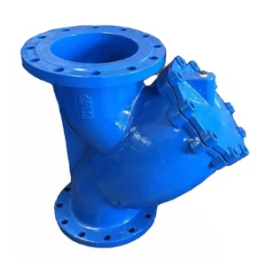Flanged Y Strainer Size 12 Inch(DN300) Ductile Iron Body Stainless Steel Filter Face to Face DIN3202 F1