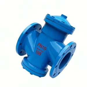 Flanged Y Type Filter Y Strainer Manual On off Diaphragm Valve Flanged Return Water Ductile Iron Casting