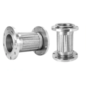 Flexible PTFE Lined Metal Hose Stainless Steel Braid High Pressure Resistance Flange Connectivity 3 year Warranty