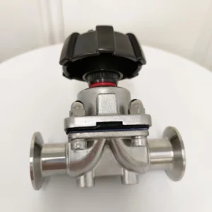 Food Grade DN15 Stainless Steel 316 Zero Leakage Manual Diaphragm Valve Shutoff Valve