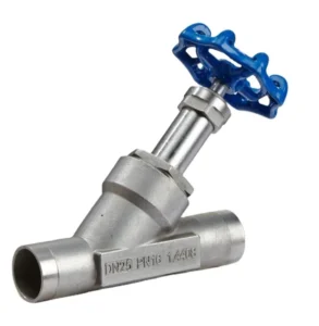 Food Grade Stainless Steel Welding Connection Manual Angle Seat Valve