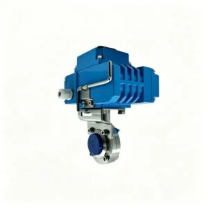 Food Grade Welded Type Hygienic Butterfly Valve for Dairy Beer