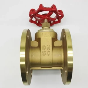 Forged Brass Flanged Gate Valve Low Maintenance Wear Resistant Manual Control for Water Distribution and HVAC Systems