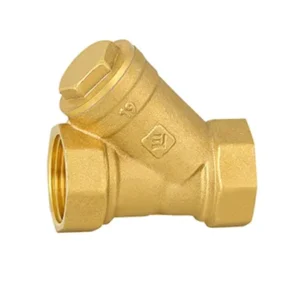Forged Brass Y Strainer with Stainless Steel Filter Heavy Model Manual Ball Valve for Water