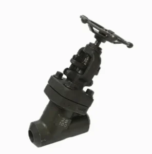 Forged Manual Stop Structure Screwed Ends Y-Pattern Globe Valve High Temperature Water Application Class1500 Gate Valves