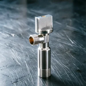 Forged Round Brass Smooth Surface Treatment Bathroom Toilet Angle Valve Pipe Fittings