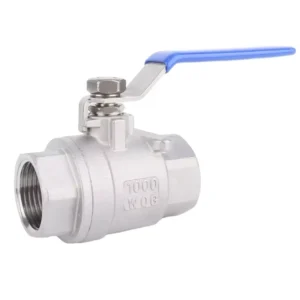 Forged Stainless Steel 304 Two Piece Ball Valve 2 Inch 1000WOG High Temperature Thread Gas Oil