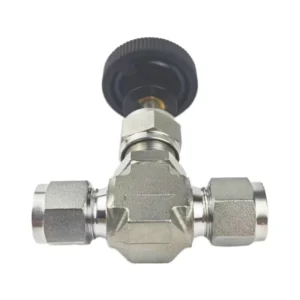 Forged Stainless Steel 316L Manual 1 Way Needle Valves Double Ferrule OD1 4 High Temperature for Gas Media