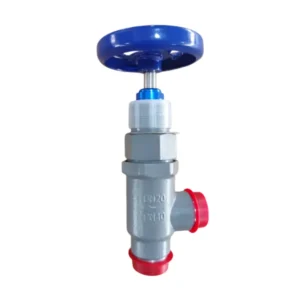 Forged Steel Right Angle Stop Valve Small Body for Industrial Refrigeration Compressor Units Compatible Refrigerants