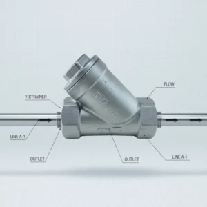 Forged Threaded High Pressure Resistant Stainless Steel High Pressure Hydraulic Valve Y Shaped Strainer for General Application