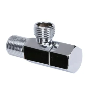 Full Brass Angle Valve G1/2 Male Hexagon Handle Angle Valve Bathroom Faucet Accessories