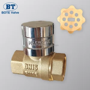 Full Brass Magnetic Lock Ball Valve BSP Female Thread Lockable Magnetic Ball Valve for Water