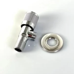 Full Turn Bathroom Brass Angle Valve Toilet Angle Shut Off Valve 1/2 Inch 90 Degree