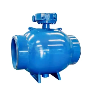 Fully Welded Manual Trunnion Pipeline Ball Valve For Heating Customizable Manufacturer