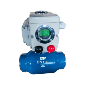 Fully welded ball valve Q961HF 16 25C CF8 ball reduced diameter forged ball valve with Smart electric actuator