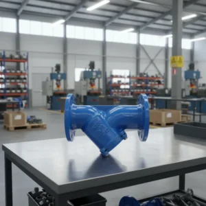 GGG40 PN16 DN100 4 Inch Ductile Iron Filter SS304 Screen Flange Connection DIN Standard Flanged Y Strainer Water