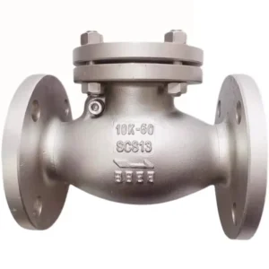 GGG50 Cast Iron Swing Check Valve DN150 PN16 Epoxy Coated Flange Check Valve One Way Valve for Industrial Water System