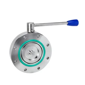 GI Series High Vacuum Butterfly Valve Manual Stainless Steel 304/316 Wafer Type for Vacuum Pipeline