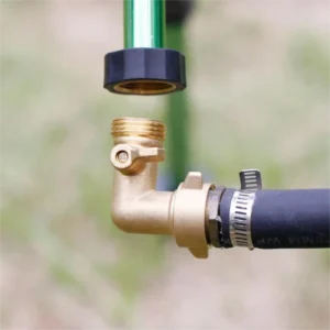 Garden Water Connector Elbow Brass Shutoff Valve for Garden Agricultural