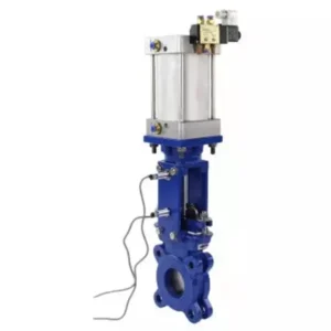 Gate Valve Cast Iron GGG40 EN GJS 400 15 Compact Flanged Pneumatic
