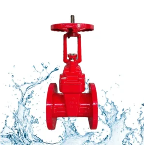 Gate Valve Cast Iron Resilient Seated NRS Soft Seal DN40 300 Class 150 Flange Manual Water for Irrigation Systems AWWA C515