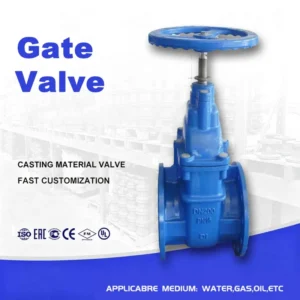 Gate Valve Position Indicator Copper Alloy Hard Seal Ductile Iron Body Water Supply Fire Protection Industrial Pipelines