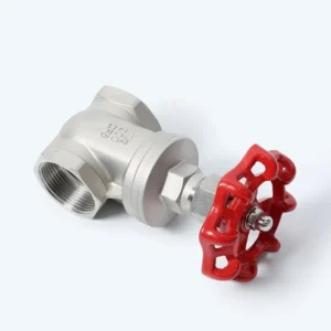 Gate Valve Straight Through Threaded Stainless Steel with Handwheel PN16 Gate Valve