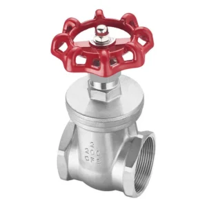 Gate valve Z15X 304 Stainless Steel Soft Rubber Seal Manual NPT Internal Thread Extra Thick Dn8 Dn100 Gate Valve Water