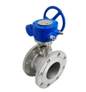 Gear Driven Flanged Butterfly Valve D343W Stainless Steel 316 Hard Seal Valve for High Temp Steam Pipeline Standard Size