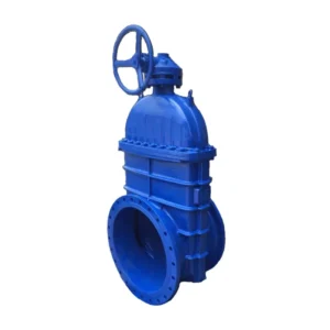 Gearbox Operated Gate Valve for Water Ductile Iron Body Resilient Seated Standard DIN F4 F5 BS5163 Pressure PN10 16 DN300 1200