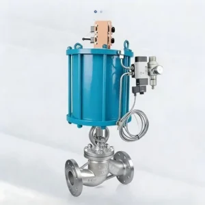Globe Valve Control Valve Stainless Steel 316 with Pneumatic Actuator for Steam Pressure Regulation