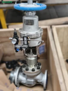 Greenfir DN100 Pneumatic Bellows Seal Shut off Valve GOST GB Standard with Handwheel Solenoid Valve Limit Switch Cut off Valve