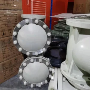 H44 PPH Manual Swing Check Valve with FKM Seal Big Size 1-10inch for Acid Chemical Industry PN10 ISO9001 Certified