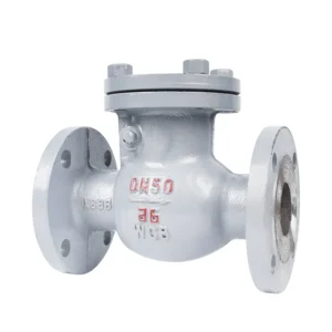 H44H 16C Cast Steel Swing Check Valve Flanged Horizontal Non Return Valve One Way Check Valve for Industrial Pipeline