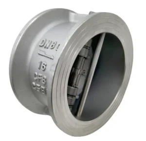 H76W-16PC 304 Stainless Steel Wafer Dual Disc Butterfly Check Control Valve Tri-clamp One-way Non-return DN50 3/4 Inch