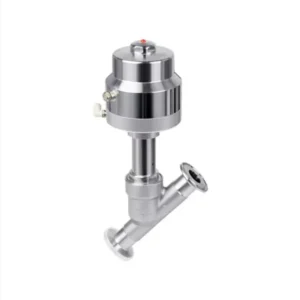 HEDE Direct Sells Sanitary High Quality Pneumatic Angle Seat Valve Stainless Steel Pneumatic Actuator Angle Seat Valve