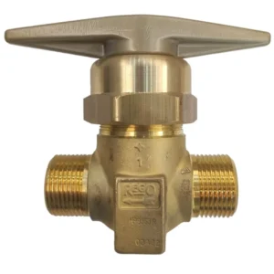 HP9563R High-Pressure Brass Master Valve Cryogenic Gas Globe Valves for Tube Trailers Piping Systems 5600psi