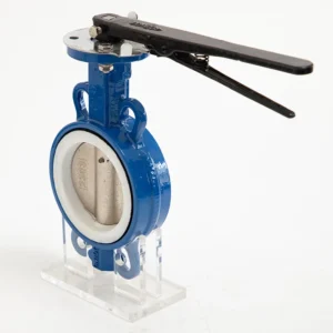 HT Custom Manual Worm Gear Operated Ductile Iron Soft Sealed Butterfly Valve Water Control