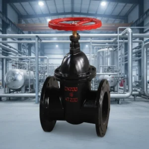 HT200 GGG40 50 Cast Iron Manual Flanged Gate Valve DN200 PN16 Industrial Water Service Valve