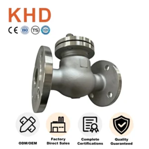 HUADU DN40 316L Stainless Steel Manual Check Valve Swing Type Dn25 50 65 80 100 Sizes Available Check Valve