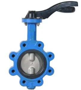 Handle Type Ductile Iron Soft Seal Butterfly Valve DN100 PN16