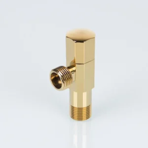 Heavy Duty Brass 2 Way Angle Valve Double Outlet Water Control Angle Valve
