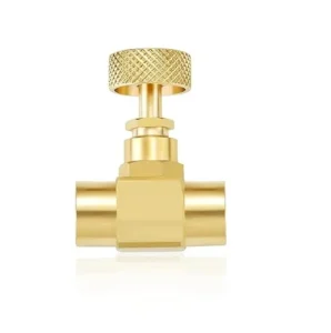 Heavy Duty Brass Replacement Control Needle Valve 1/4″ Female NPT X 1/4″ Female NPT Connection