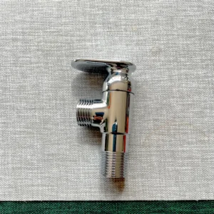 Heavy Duty Brass Square Angle Valve Set Modern Design Floor Mounted Quick Open Water Stop Valve Bathroom 2 Year
