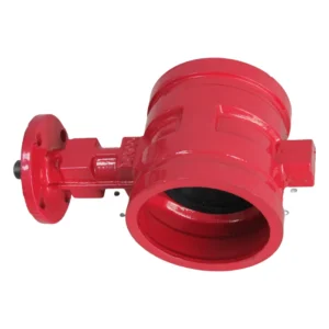 Heavy Duty Ductile Iron Body Grooved End Turbine Operated Manual Butterfly Valve for Water
