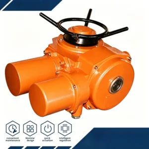 Heavy Duty Electric Actuator Overheating Overload and Short Circuit High Pressure Diecast Aluminum Paper making Industries
