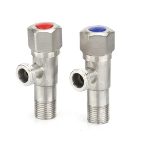 Hexagonal Wheel Stainless Steel Angle Valve for Water KUROMA Brand Model KRM-12 Manufacturer Specializes Production