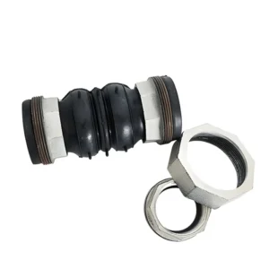 High Elasticity EPDM Material PN16 High Pressure Flange Connection Double Sphere Rubber Joint