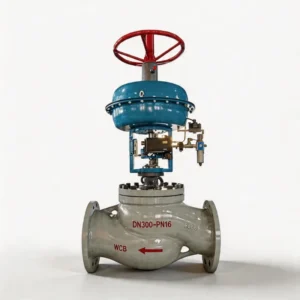 High Flow Chilled Water Pneumatic Control Valves with Diaphragm Actuator 4-20mA Digital Smart Positioner for Flow Regulating