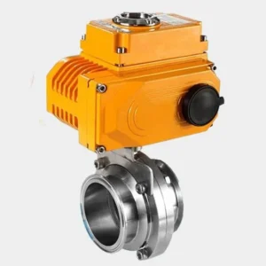 High Performance Electric Tri Clamp Butterfly Valve 200mm Food Grade for Food Beverage